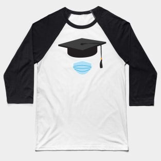 Class of 2020 Graduation - Graduation cap and Face Mask Baseball T-Shirt